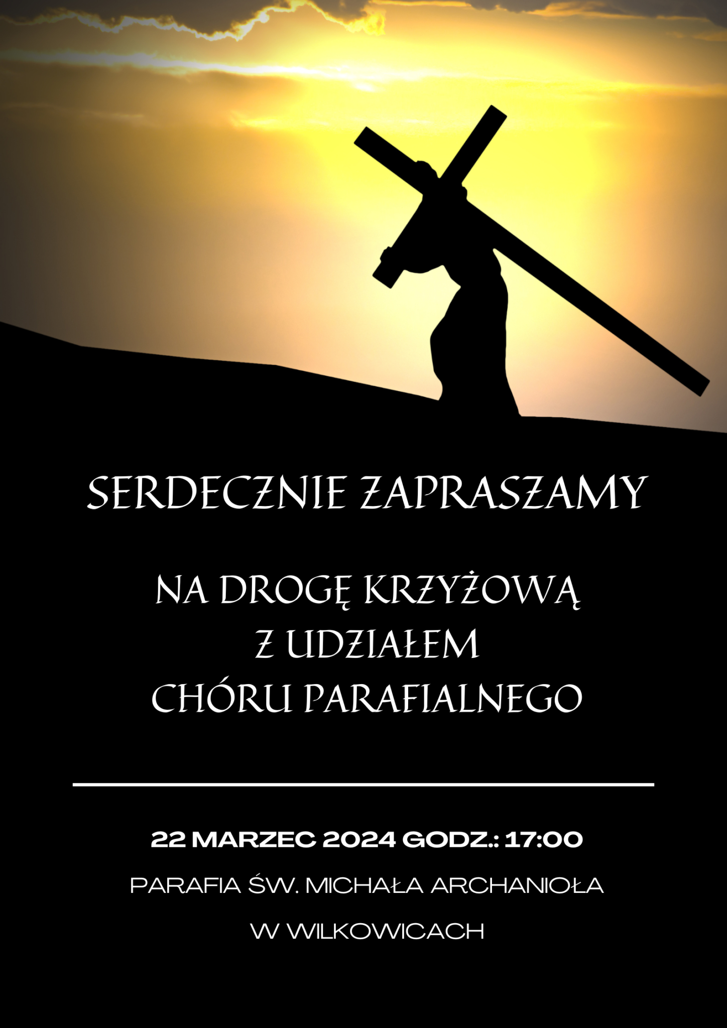 Chór Parafialny zaprasza na Drogę Krzyżową 22 marca o godz. 17:00